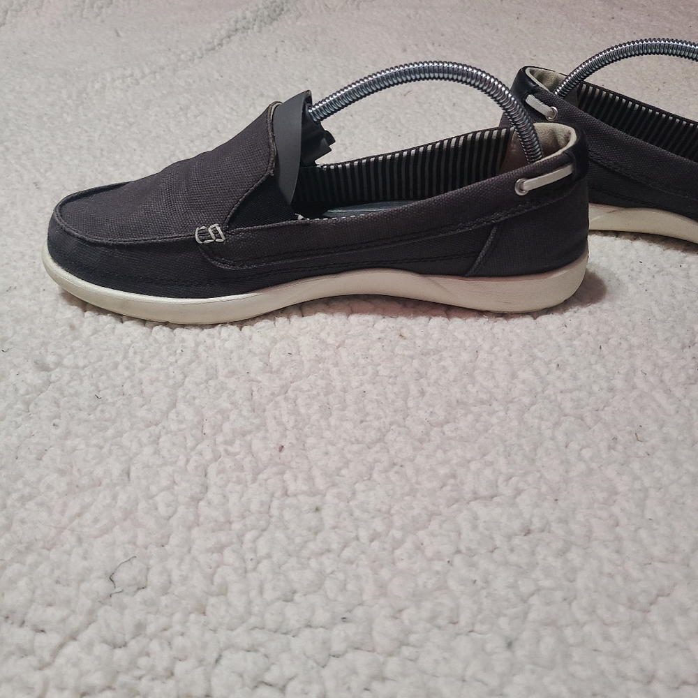 CROCS women's gray loafer size 9 - Picture 4 of 9